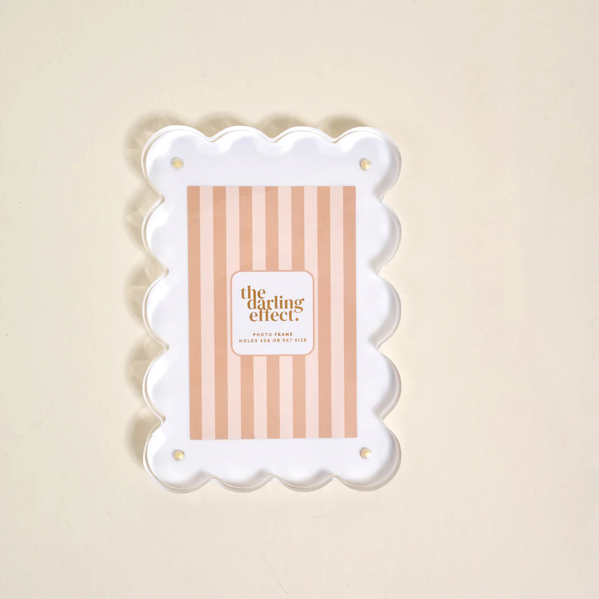 TDE Scallop Rectangle Acrylic Frame