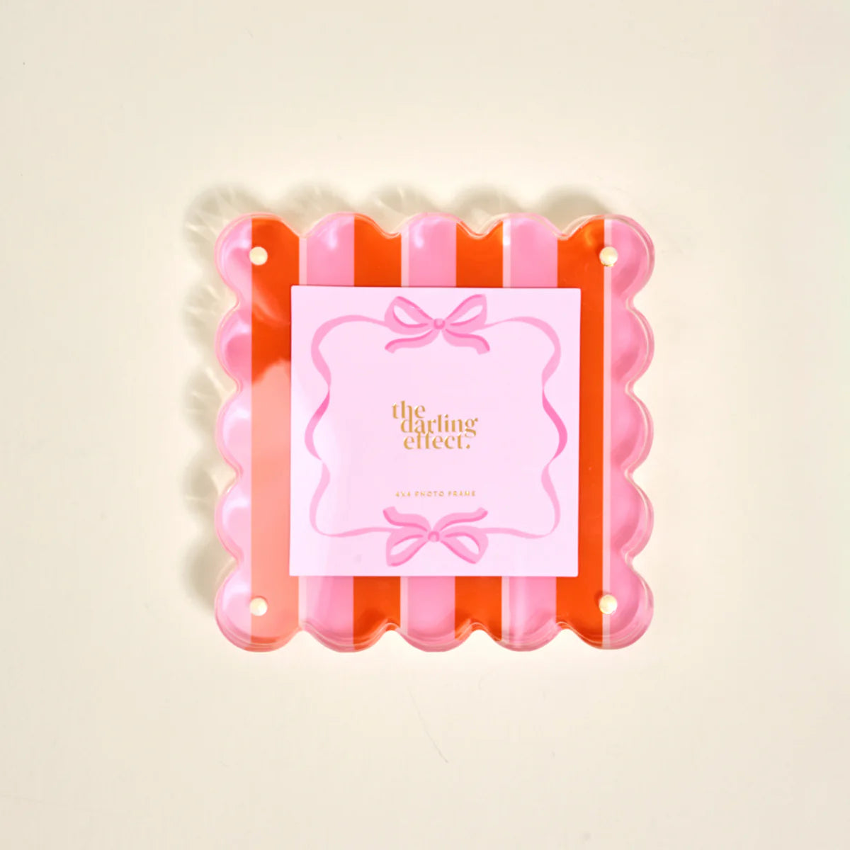 TDE Square Scallop Acrylic Frame