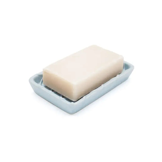 8 Oak Textured Soap Dish - Light Blue