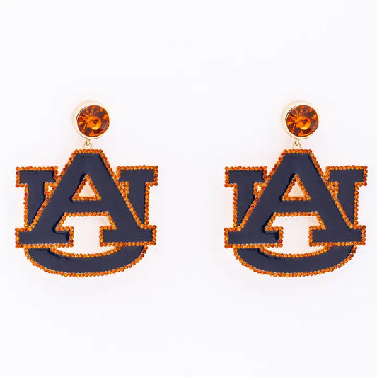 MM Auburn drop earrings