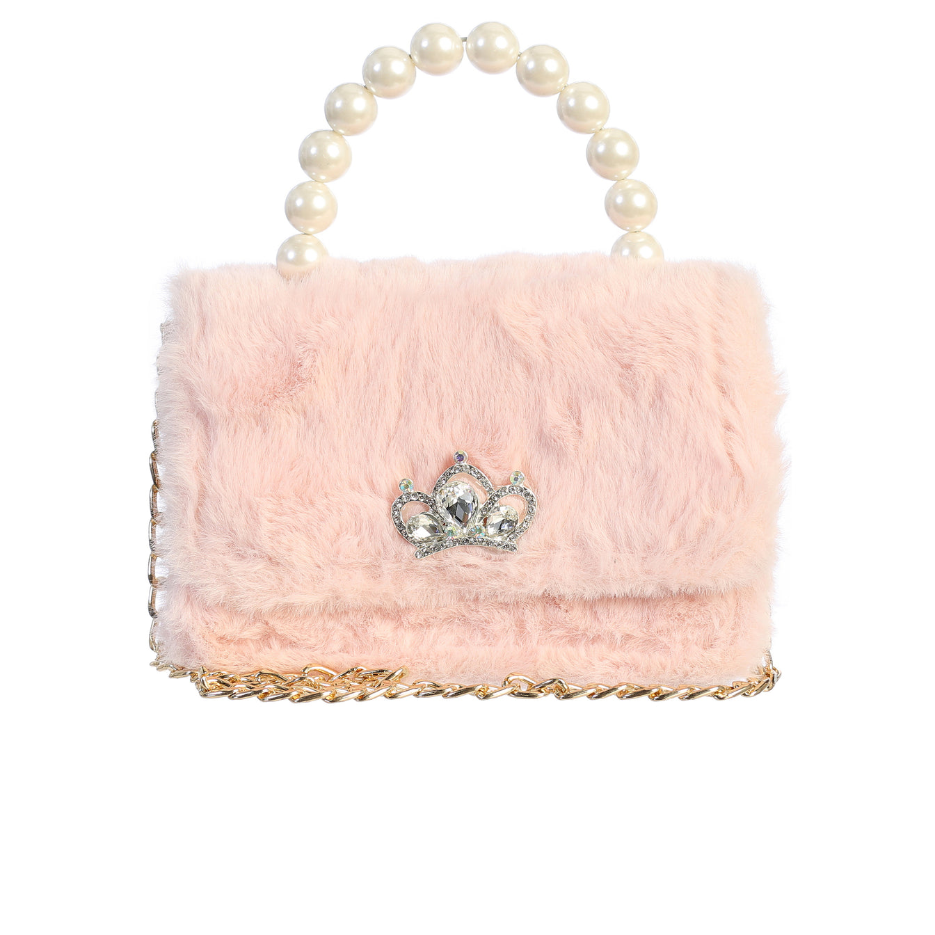 DE Furr Purse - Pink Crown