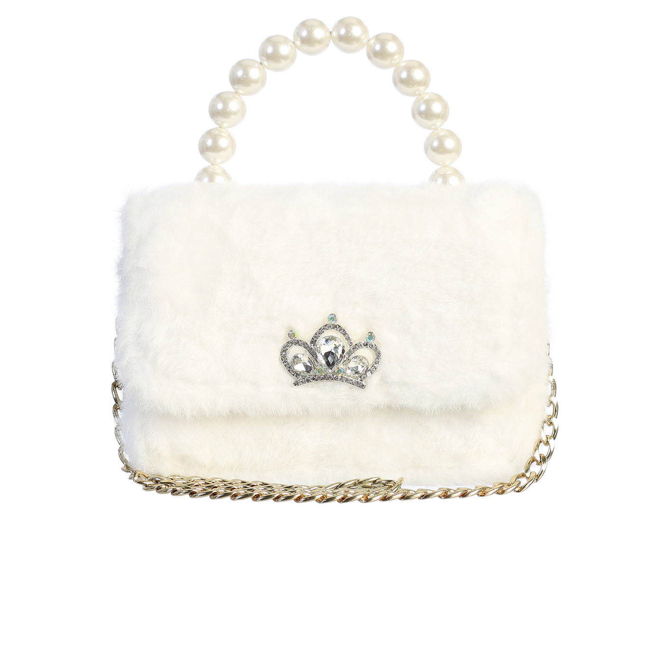 DE Furr Purse - White Crown