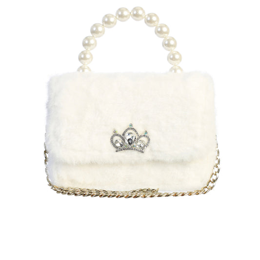 DE Furr Purse - White Crown