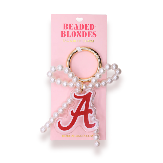 Beaded Blonde Bag & Boot Charm