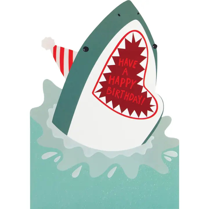 DD Birthday Shark Card