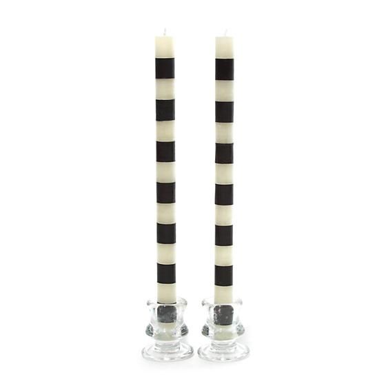 CC  LG Stripe Taper Candles