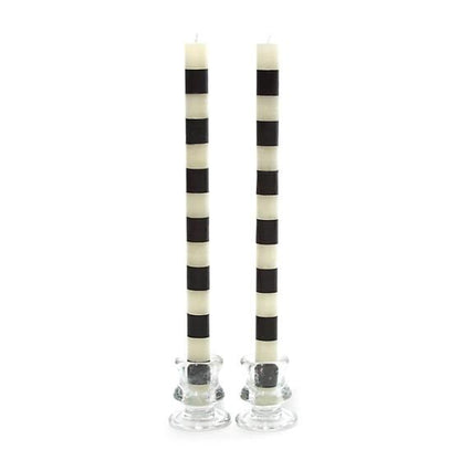 CC  LG Stripe Taper Candles