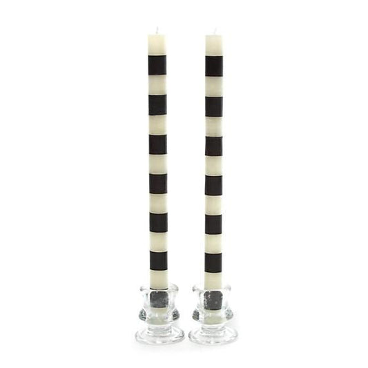 CC  LG Stripe Taper Candles