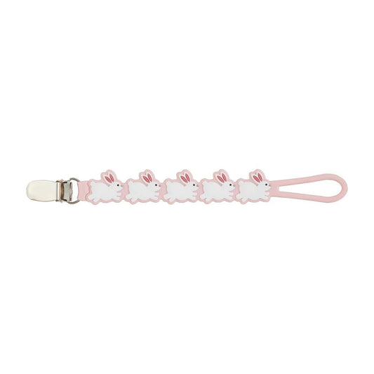 MP Pink Bunny Silicone Pacy Strap
