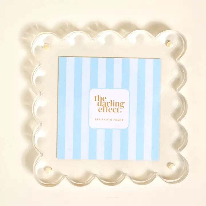 TDE Square Scallop Acrylic Frame