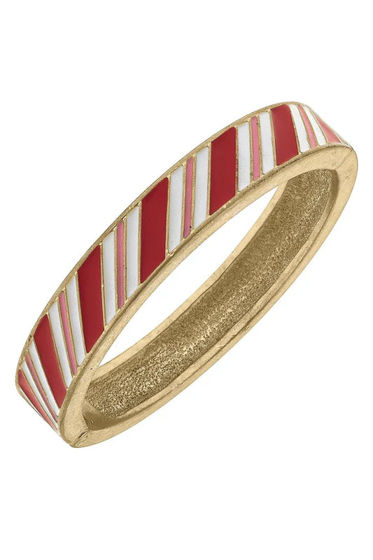 Canvas peppermint bangle