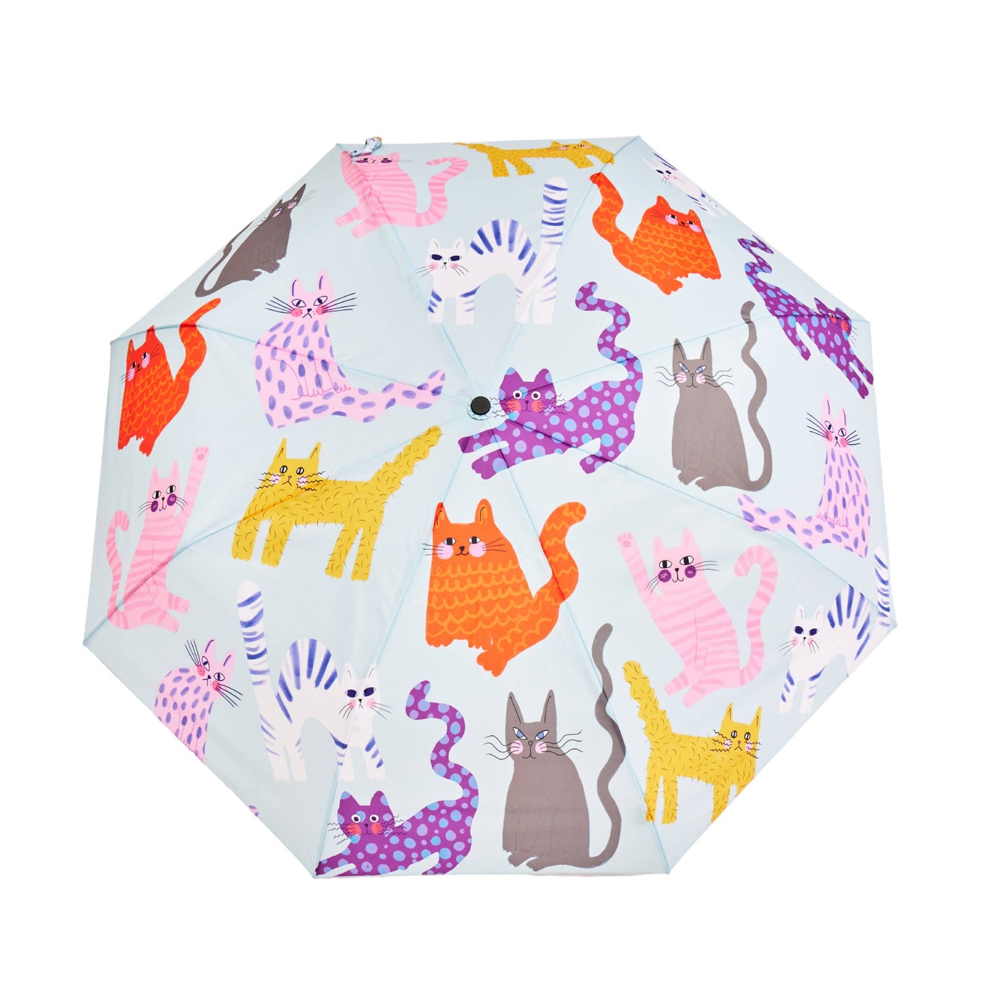 NEW Print! Lime Arty Cats Eco-Friendly Duck Umbrella
