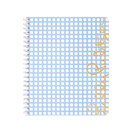 LP Large Notebook - Frenchie Blue Caning