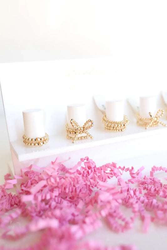 BB Gold Bow Rings