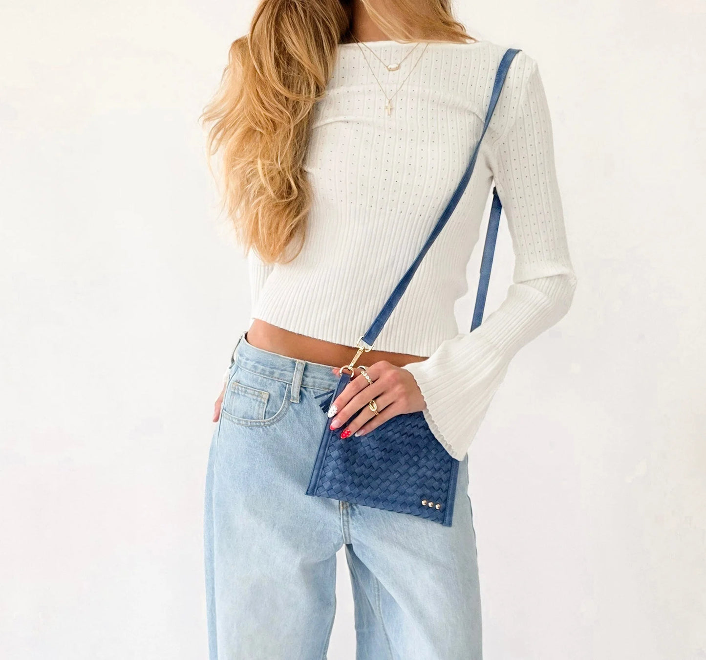 PS Veda Woven Crossbody/Clutch