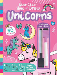 HOM Wipe-Clean How to Draw Unicorns