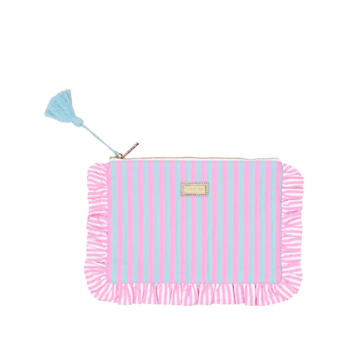 LP Ruffle Pouch - Stripe
