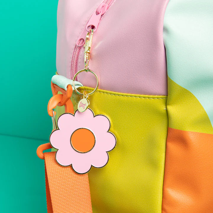 TOOT Pink Daisy Key Chain