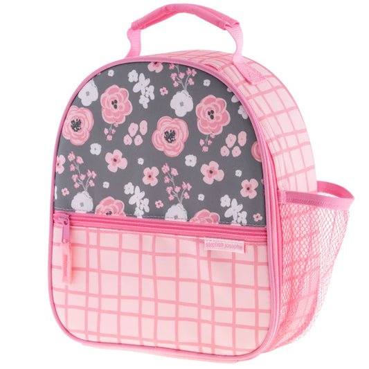 SJ Lunchbox-flower(pink/grey)
