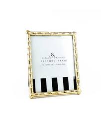 8OL 8x10 Picture Frame: Gold Bamboo