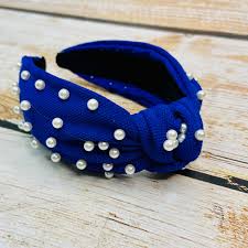 MM Pearl headband royal