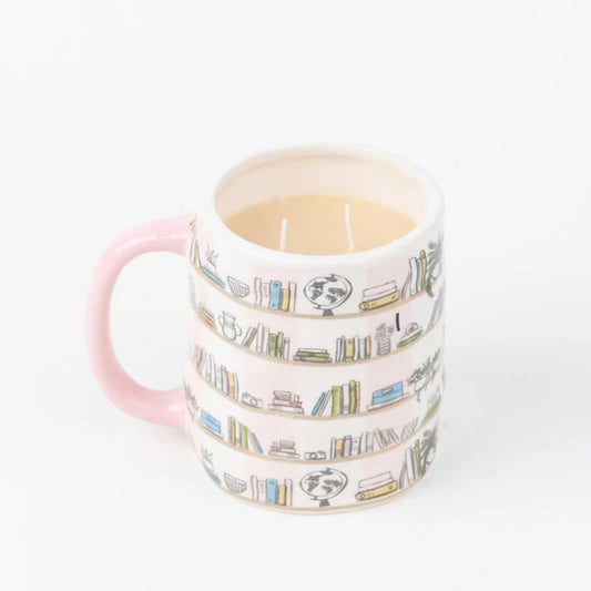 SG books mug candle