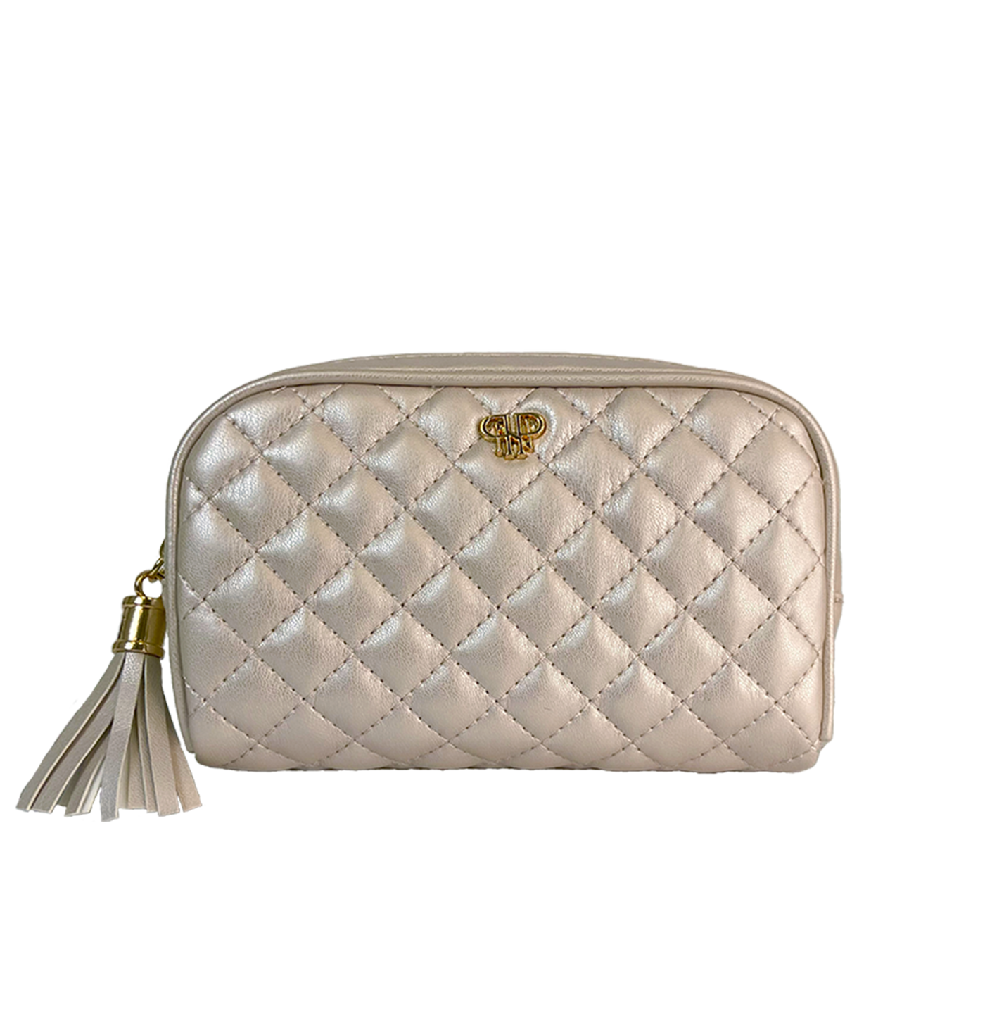 PN SM Makeup Bag - Pearl Quilted