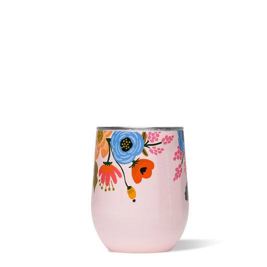 Stemless 12oz - Lively Floral