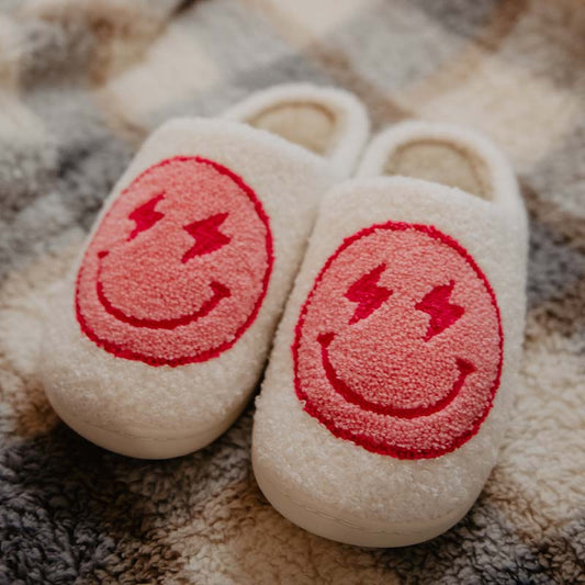 Pink Lightning Slippers L/XL