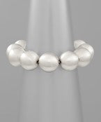 GS silver ball bracelet