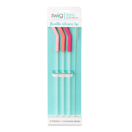 Swig Straw - Pink/Coral/H Pink