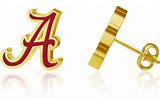 Canvas Bama stud earrings