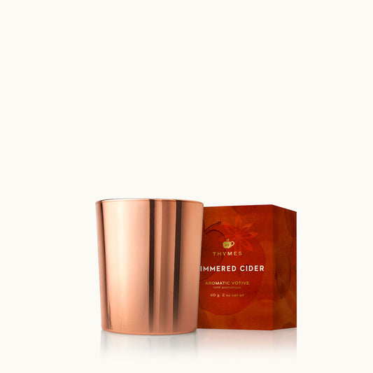 Thymes simmered cider votive candle