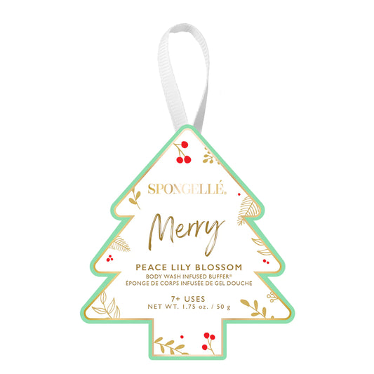 Spongelle tree ornament buffer