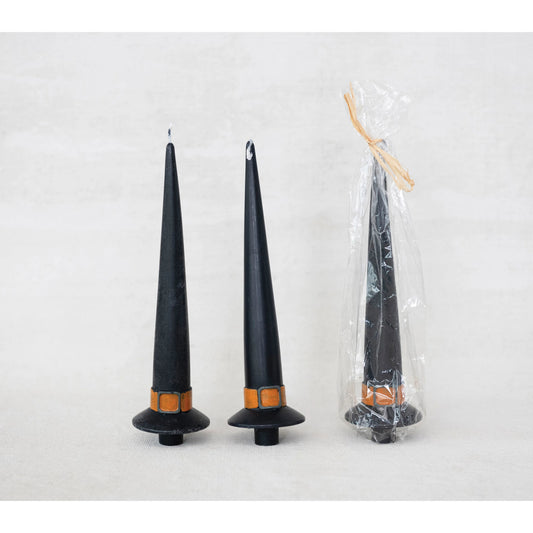 CC LG Witch Hat Shaped Taper Candle