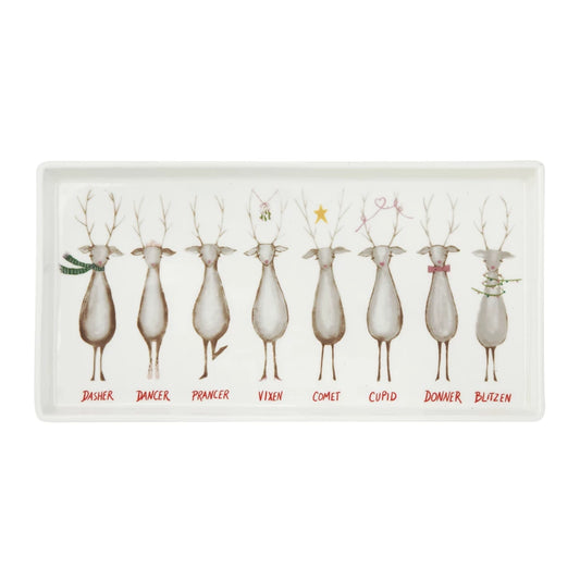 CCO santas reindeer pillow