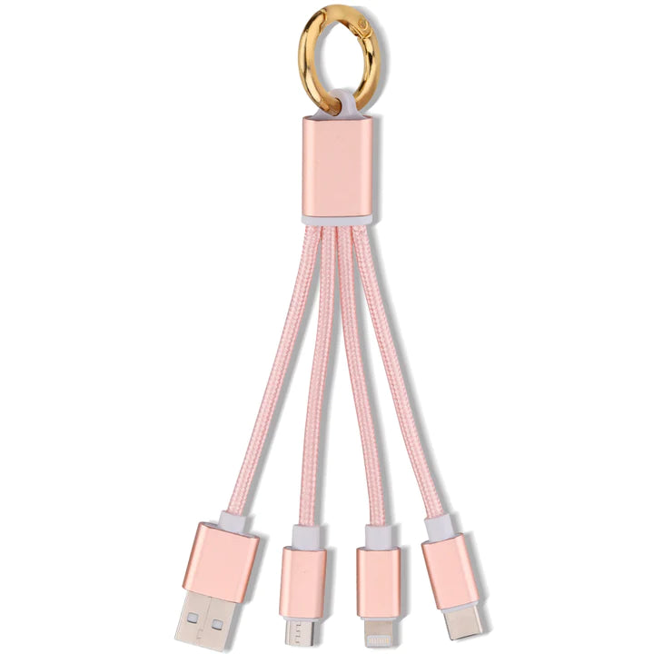 ER 3-n-1 charging cable keychain