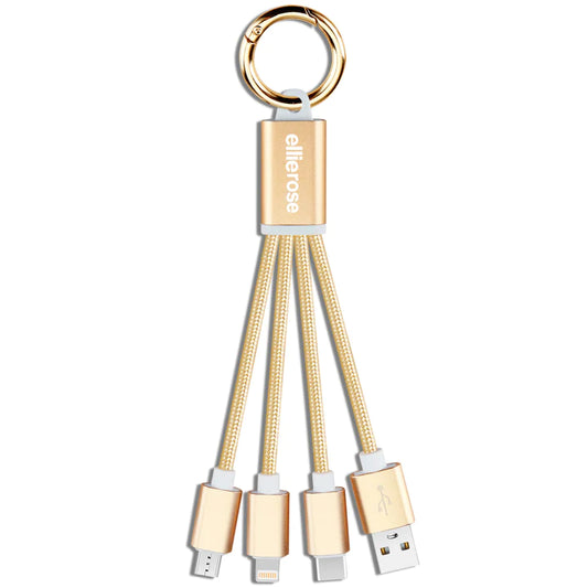 ER 3-n-1 charging cable keychain