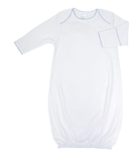 Paty pima overlap shoulder gown