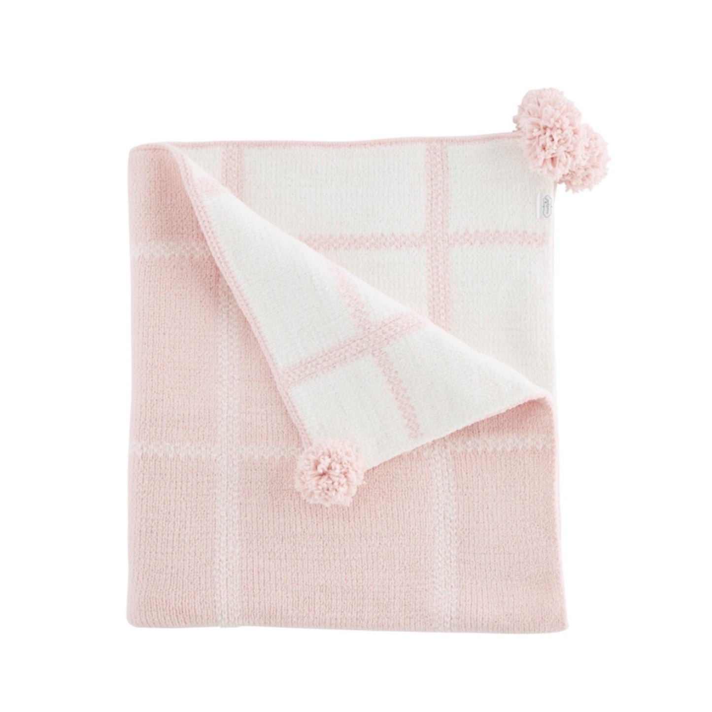 Pink Plaid Baby Blanket