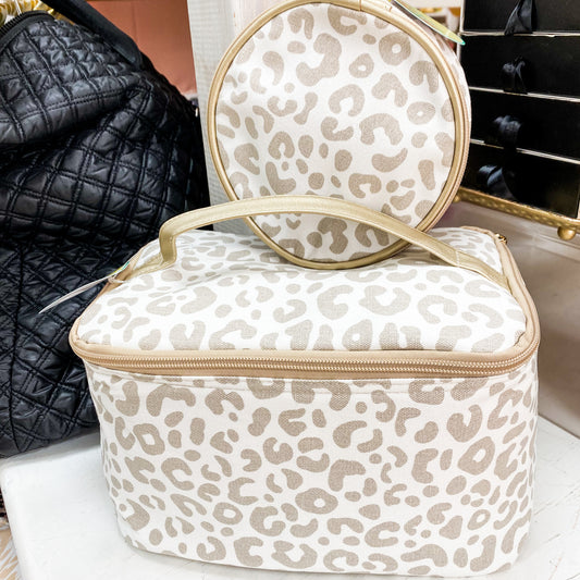 Leopard Train Case