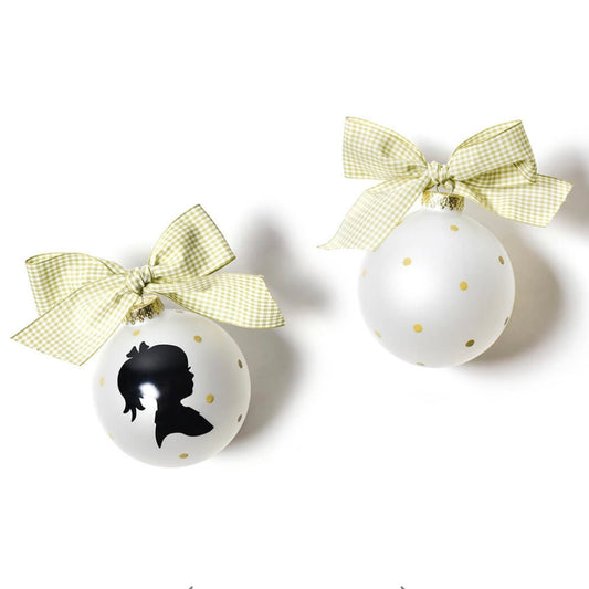 Girl Silhouette Ornament