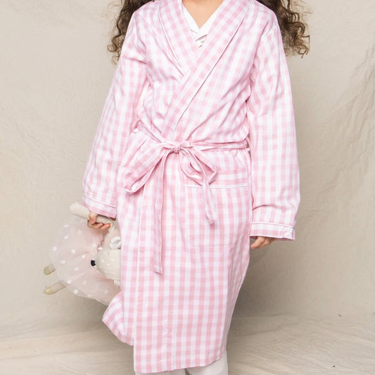 Girl’s Gingham Robe